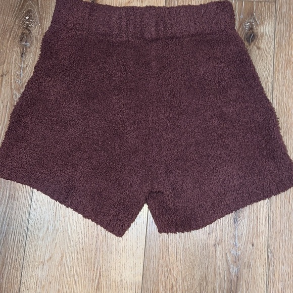 Skims Brown Cozy Knit Shorts L/XL - Picture 6 of 9